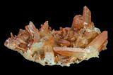Natural, Red Quartz Crystal Cluster - Morocco #131357-4